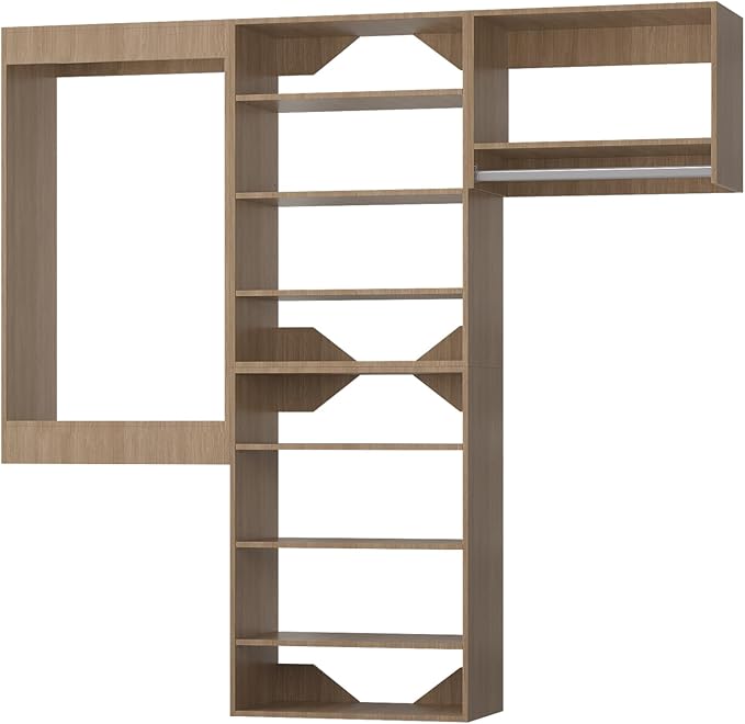Modular Closet Organizer, Wooden Closet Storage - Image 8