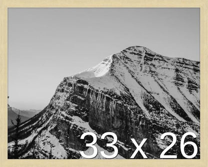 Frame It Easy 33 x 26 Wheat Wood Frame by FrameItEasy