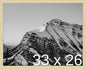 Frame It Easy 33 x 26 Wheat Wood Frame by FrameItEasy