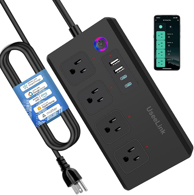 Matter Smart Power Strip, Works by UseeLink
