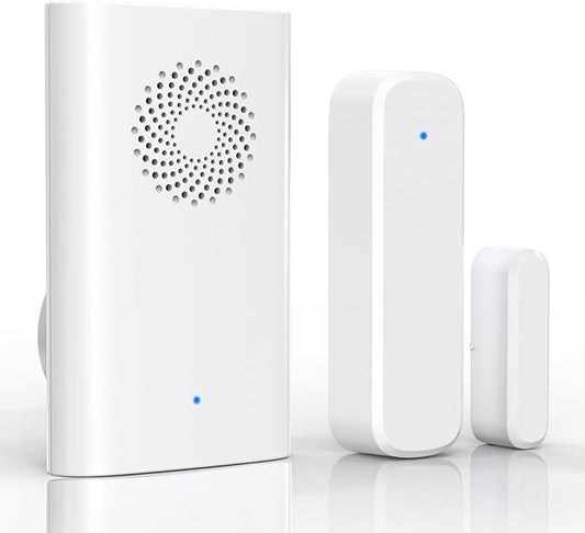 Wireless Door Sensor Chime, Door Open Alarm When Entry Business/Office/Store by AMHEY