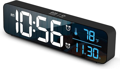 Abovsare Digital Clock for Bedroom, Clocks for Living Room Decor, Desk Table by Abovsare