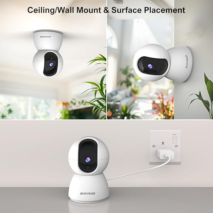 2.4&5G WiFi Indoor Security Camera, 2K HD Pan/Tilt Cameras - Image 9
