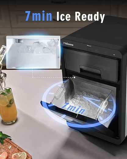 Maksone Nugget Ice Maker Countertop, Self-Cleaning ice Machine - Image 4