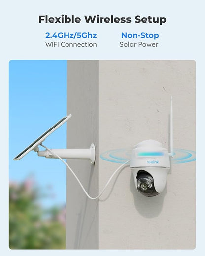 REOLINK Security Cameras Wireless Outdoor, Pan Tilt Solar Powered, 5MP 2K+ - Image 6