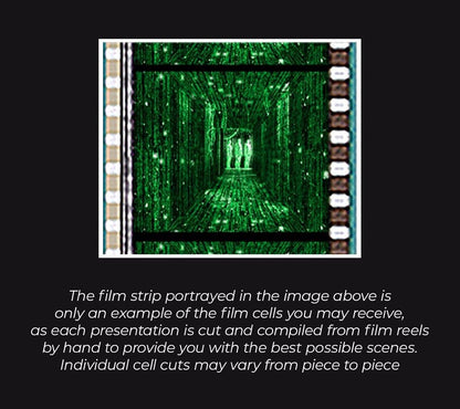 Trend Setters the Matrix Trinity 7 x 5 MiniCell FilmCells | MiniCell film collectible | Desk, shelf or office display | Giftable display piece