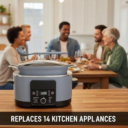 8.5 Quart Large Capacity Multi Cooker, Programmable Electric Pot - Image 4