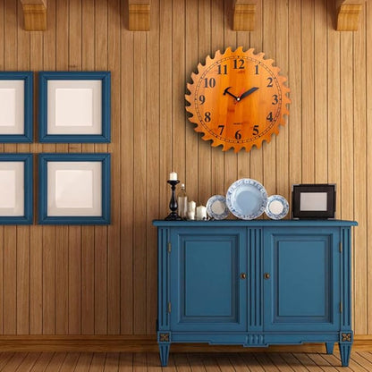 CIGERA 12 Inch Wood Wall Clock - Image 6