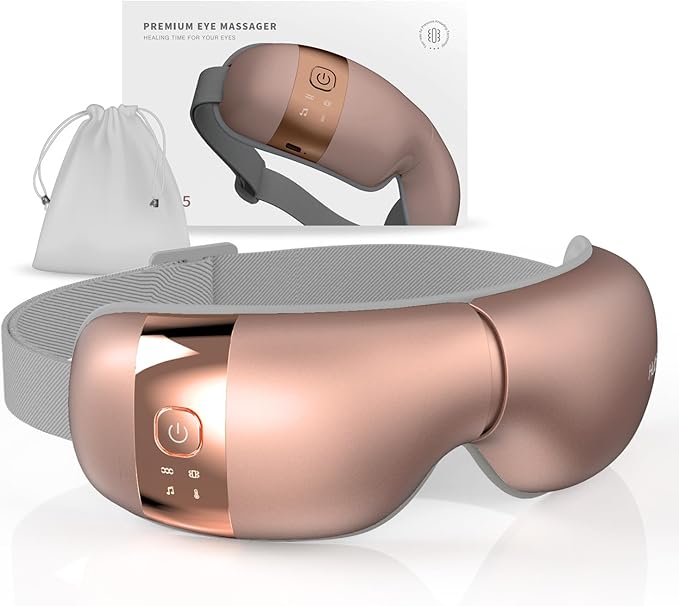 HubiCare Eye Massager with Heat, and Music Helps Relieve Strain, Dark Circles by HuBDIC