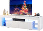 WLIVE TV Stand for 65 to 70 Inch TV, Modern Entertainment Center by WLIVE