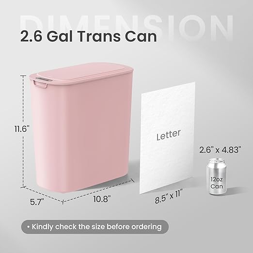 Cesun Automatic Motion Sensor Bathroom Trash Can - Image 2