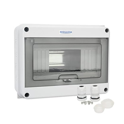 MOLLOM 8 Way Circuit Breaker MCB Distribution Protection Box by MOLLOM