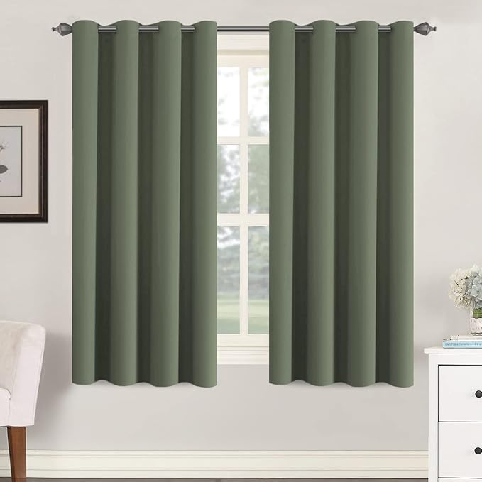 H.VERSAILTEX Window Treatment Blackout Thermal Insulated Room Darkening Solid by HVERSAILTEX