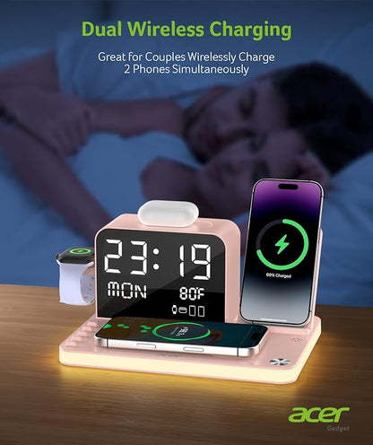 Acer 7-in-1 Wireless Charging Station - 30W Fast Wireless Charger - Image 4