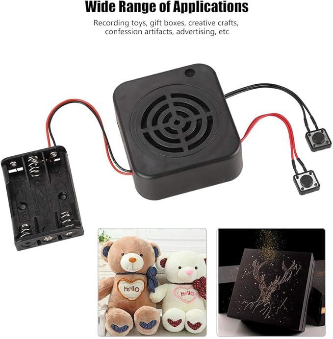 Voice Recording Box, 2/4 Minutes 3W DIY Personalized Practical - Image 4