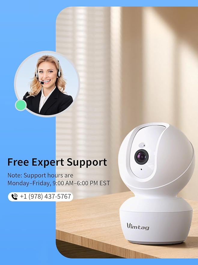 VIMTAG 4MP 5G Security Camera Indoor, Pet Camera - Image 3