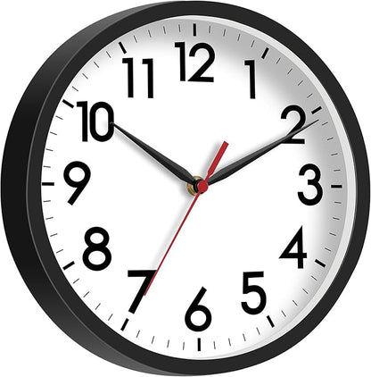AKCISOT Wall Clock, Modern Small Wall Clocks Battery Operated 8 Inch, Silent - Image 7