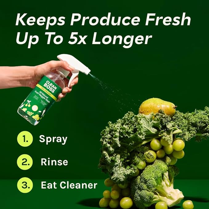 CleanBoss - Eat Cleaner, 12 oz - Keeps Produce Fresh, Gluten Free - Image 5