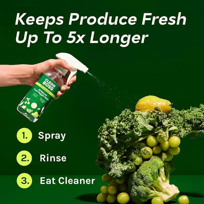 CleanBoss - Eat Cleaner, 12 oz - Keeps Produce Fresh, Gluten Free - Image 5