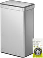 EKO Econova 30L+30L Dual Compartment Motion Sensor Trash Can, 16 Gallon by EKO