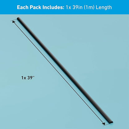 D-Line Half Round Cord Hider, Patented Cable Cover, Hide TV Wall Mount Wires - Image 4