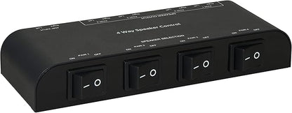 Xtrempro 61050 2 to 4 Way Speaker Switch, 1 in 2 Out to 1 in 4 Out Way Pair - Image 2