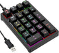 Number Pad, Mechanical USB Wired Numeric Keypad by JPHTEK