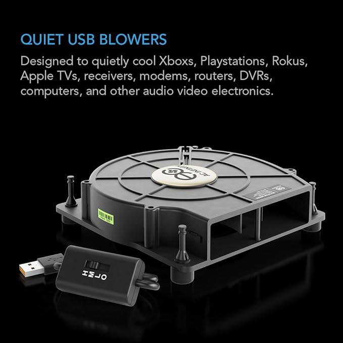 AC Infinity MULTIFAN S2, Quiet 120mm USB Blower Fan - Image 2