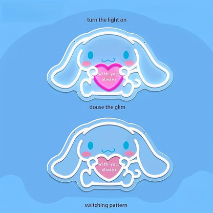 THIIXDAI Cinnamoroll Neon Sign for Room Decor, USB Powered LED Lights - Image 3