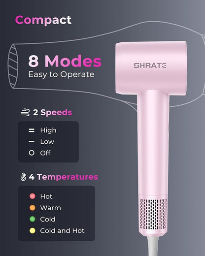 SHRATE Professional High Speed Ionic Hair Dryer | Ultra-Fast Drying | 500 - Image 9