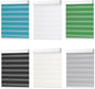 DENFOON Motorized Zebra Blinds, Solar Powered Dual Layer Automatic Shades by DENFOON