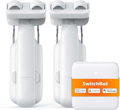 SwitchBot Smart Automatic Curtain Opener 2 Pack by SwitchBot