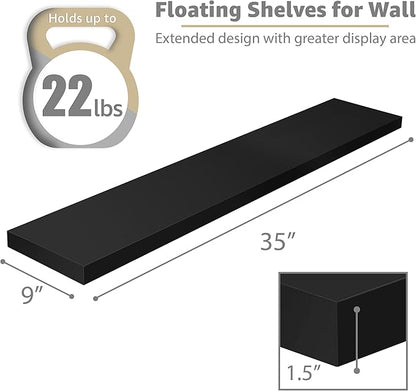 Sorbus Floating Shelves for Wall - Image 3