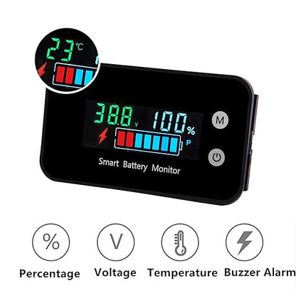 Battery Monitor12v 24v 36v 48v 60v 72v, Golf cart Battery Tester Digital - Image 2