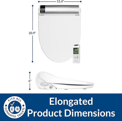 Bio Bidet BB2000 Bliss Electric Bidet Toilet Seat, Warm Water - Image 7