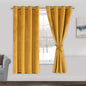JIUZHEN Velvet Curtains 63 inches by JIUZHEN