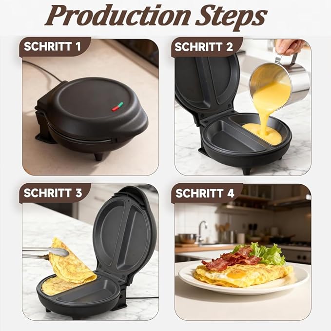 Dual Zone Electric Omelette Maker - Image 6