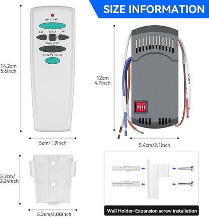 Universal Ceiling Fan Remote Control Kit - Image 2