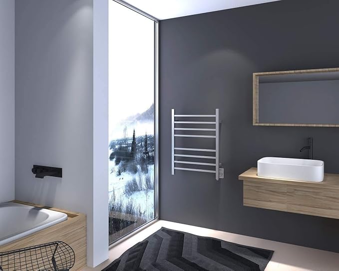 HEATGENE Towel Warmer, Heated Towel Warmer Rack, Wall-Mounted Hardwired/Plug-in - Image 9