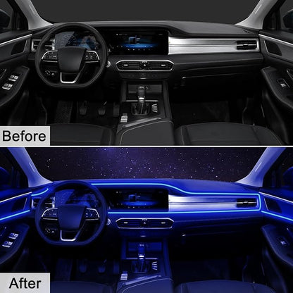 Interior Car LED Strip Lights APP Control, 5 in 1 RGB 16 Million Colors Ambient - Image 8