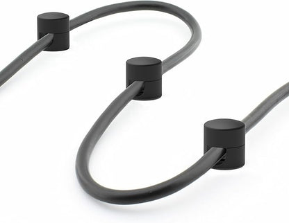 ICONIT Cable Anchors for Desk Organization Black | Premium Aluminum Cord - Image 8