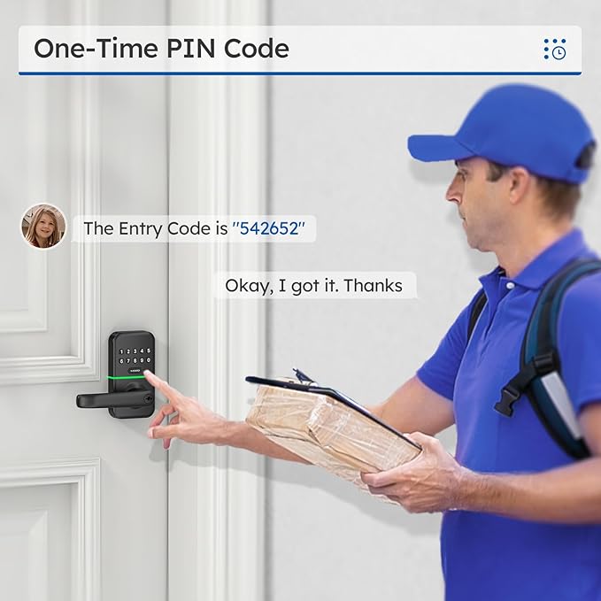 Smart Door Handle Lock with Keypad: Kucacci Keyless Entry Digital Knob - Image 5