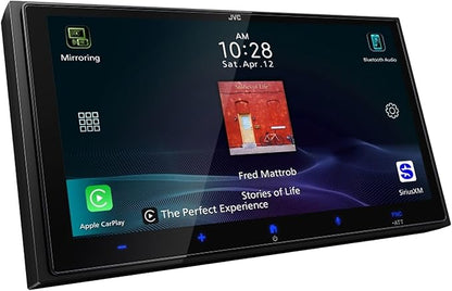 JVC KW-M795BW 6.92" HD Screen Double-DIN Bluetooth USB HDMI Input AM/FM Radio - Image 2