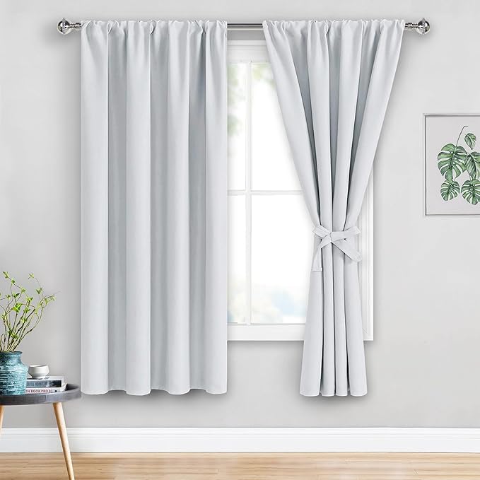 JIUZHEN Curtains for Bedroom by JIUZHEN