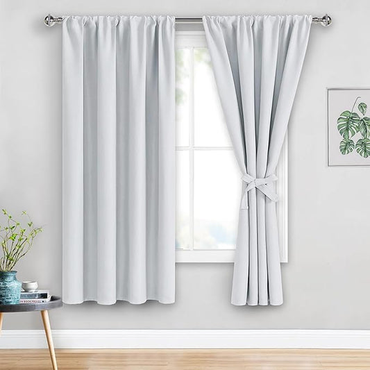 JIUZHEN Curtains for Bedroom by JIUZHEN