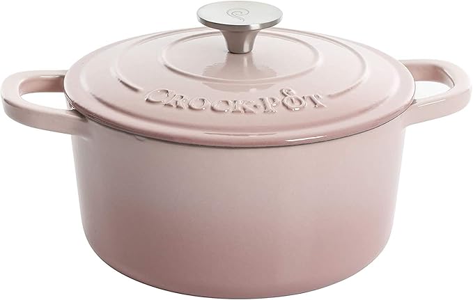 Crock-Pot Artisan Round Enameled Cast Iron Dutch Oven, Pistachio Green by Crock-PotBrand