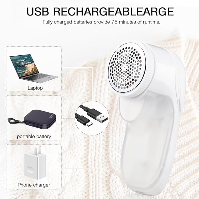 Fabric Shaver, Lint Remover for Clothes, Electric Lint Remover - Image 5