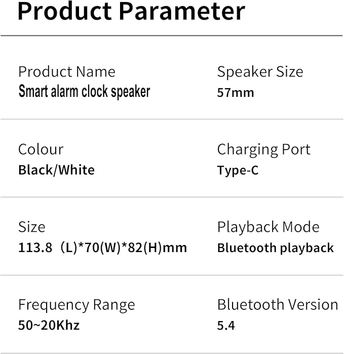 Felvoro White Smart Alarm Clock - Image 6