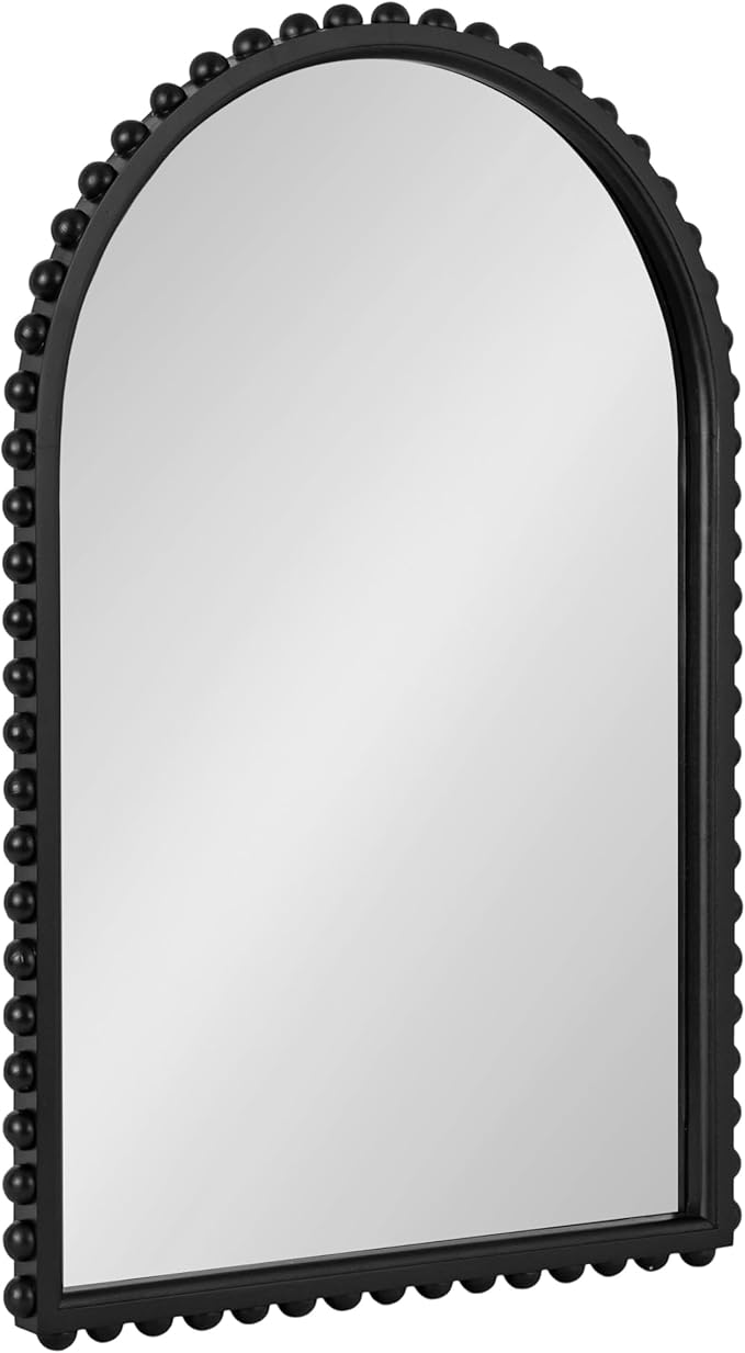Kate and Laurel Beadbrook Modern Beaded Arched Mirror by KateandLaurel