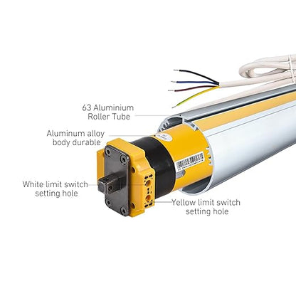 AM45-50/12-XP 110V Awning Motor – Replacement Electric Patio Blind Motor - Image 2